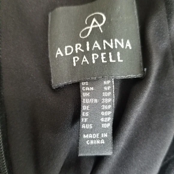 Adrianna Papell Navy Crisscross Back Maxi Dress - Picture 14 of 16